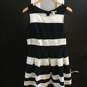 NEW Black & White Lace Party Dress